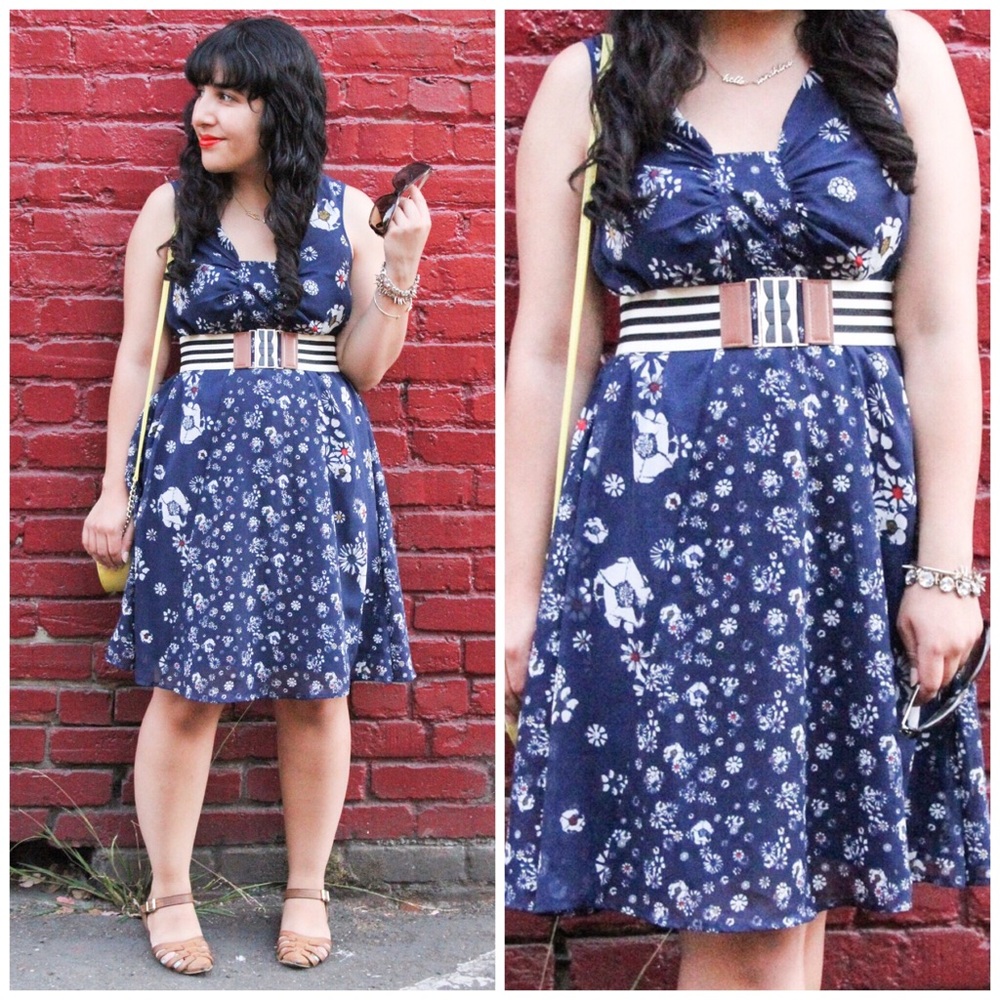 Jason Wu for Target Blue Floral Print Dress